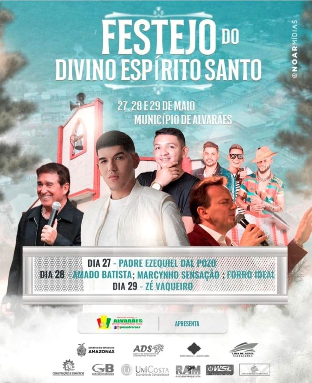 A CIDADA DE ALVARÃES, TE CONVIDA PARA A FESTA DO DIVINO 2023.