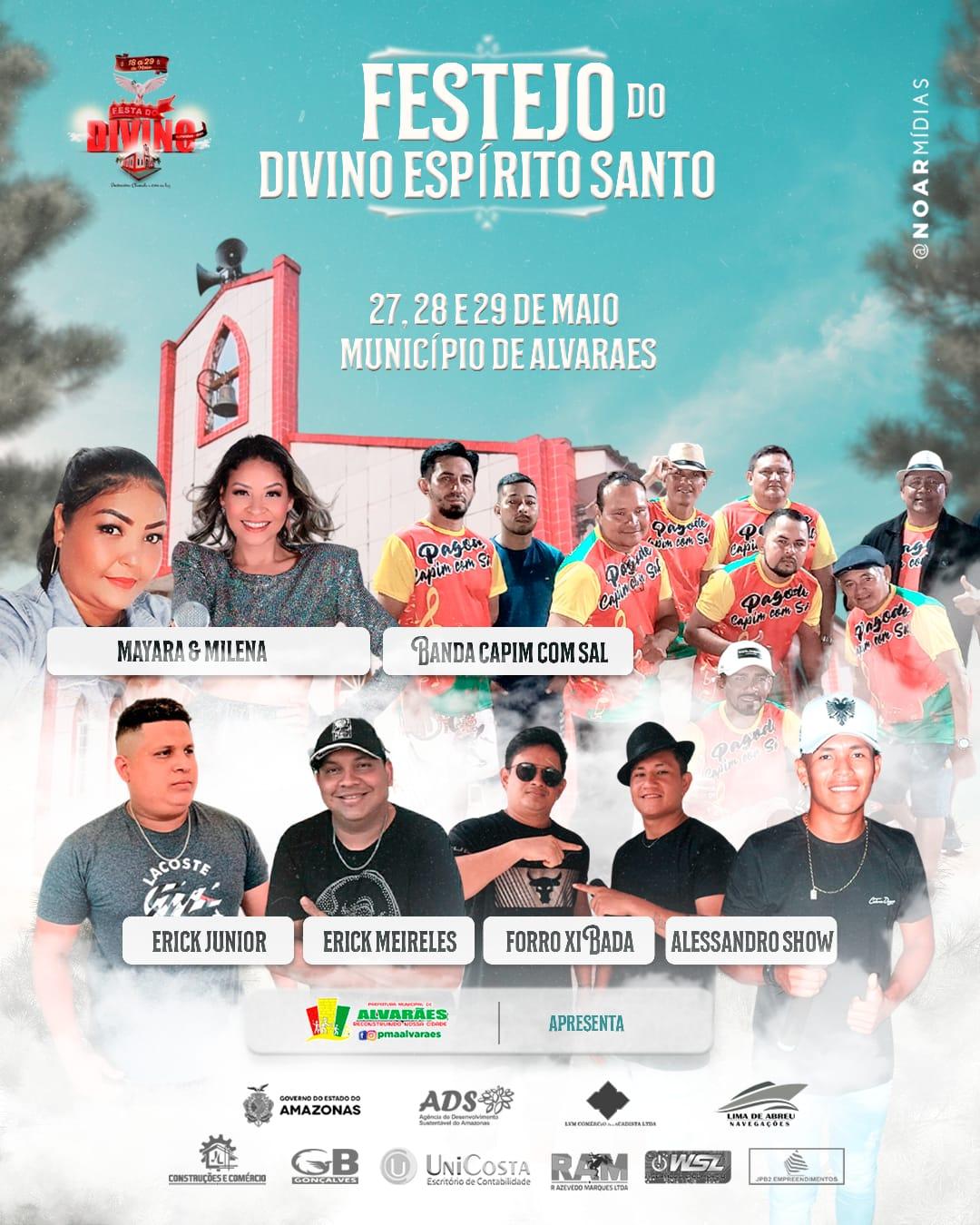 A CIDADA DE ALVARÃES, TE CONVIDA PARA A FESTA DO DIVINO 2023.