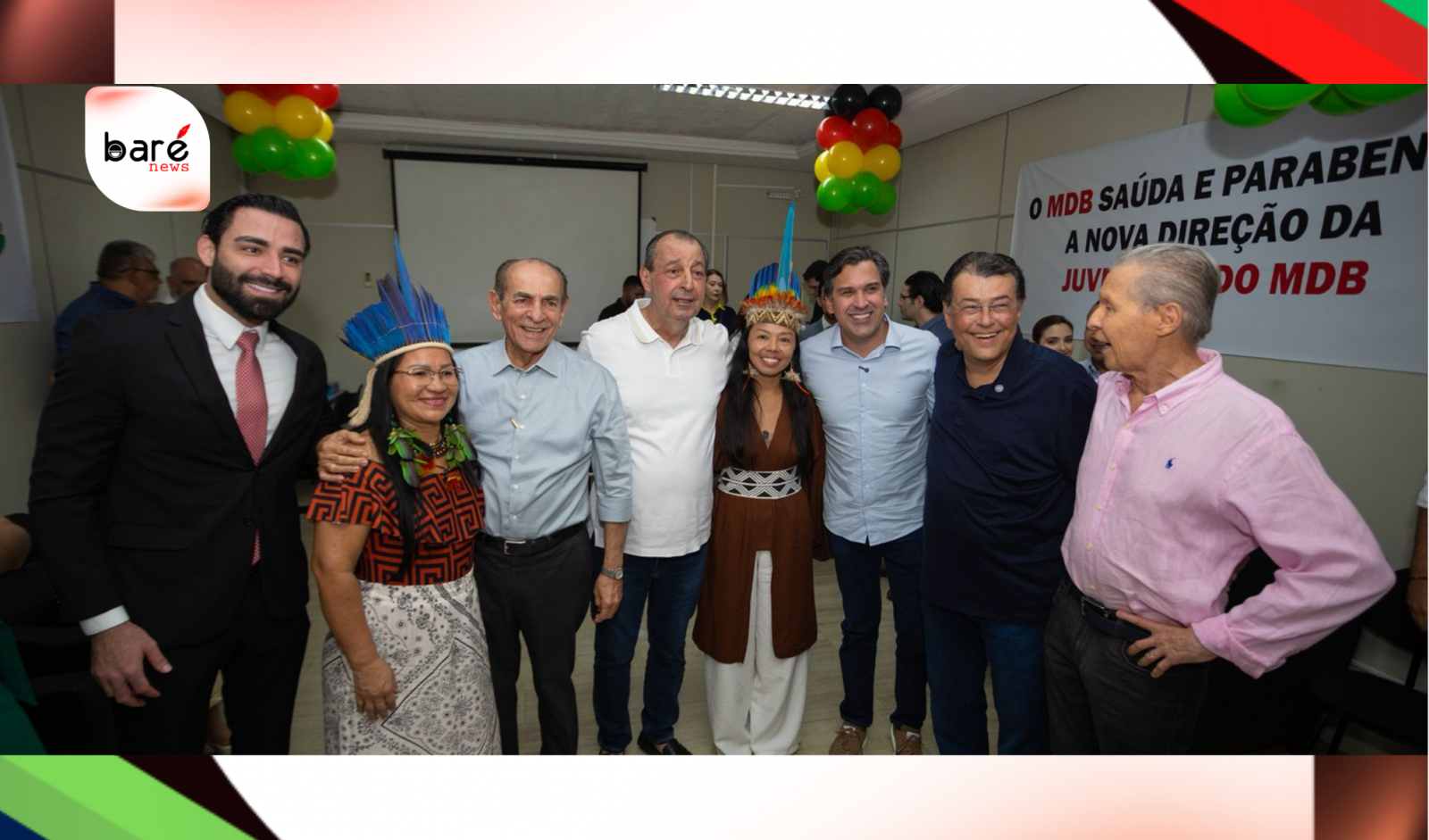 Ao lado de Eduardo Braga, Omar Aziz participa de ato de filiação do MDB e reforça “Amazonas Forte de Novo”