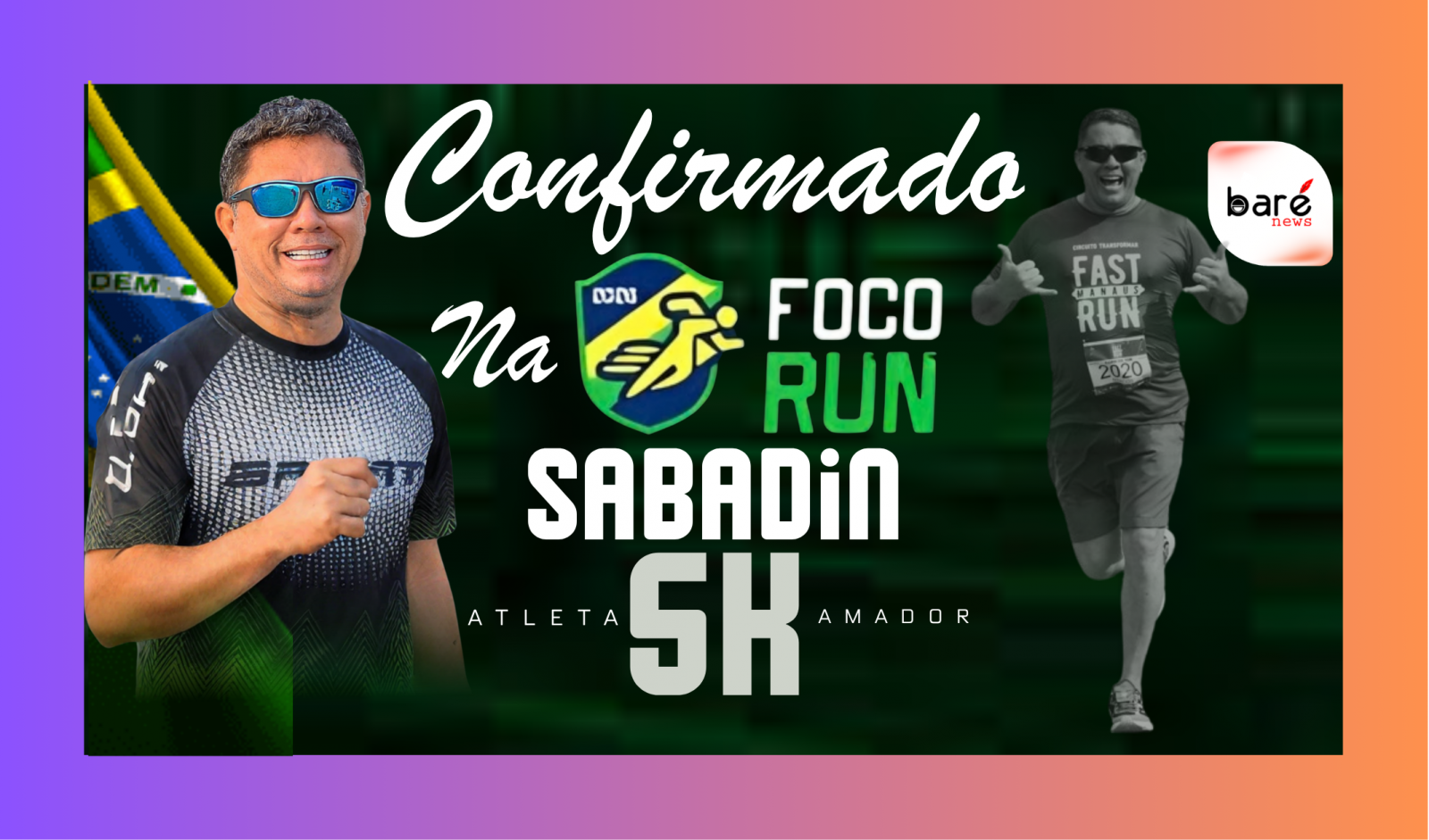 FOCO RUN 2026: medalha celebra histórias de superação e promete marcar corredores em Manaus