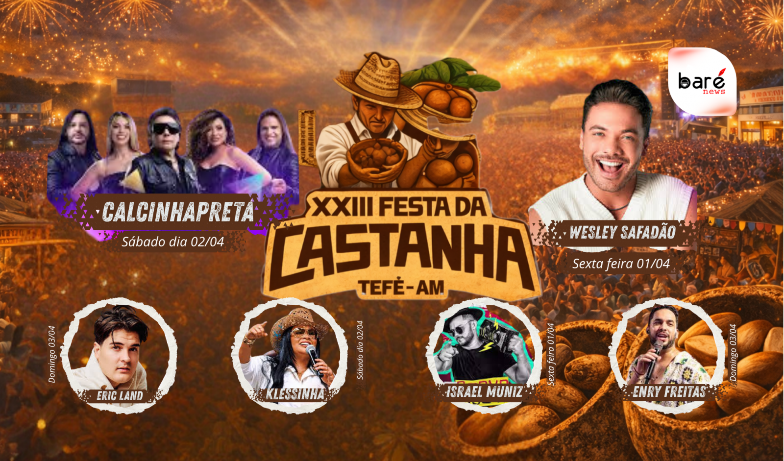 Tefé Vive o Orgulho da Amazônia: Festa da Castanha 2026 Promete Movimentar o Turismo, a Cultura e a Economia do Médio Solimões Tefé Vive o Orgulho da Amazônia: Festa da Castanha 2026 Promete Movimentar o Turismo, a Cultura e a Economia do Médio Solimões