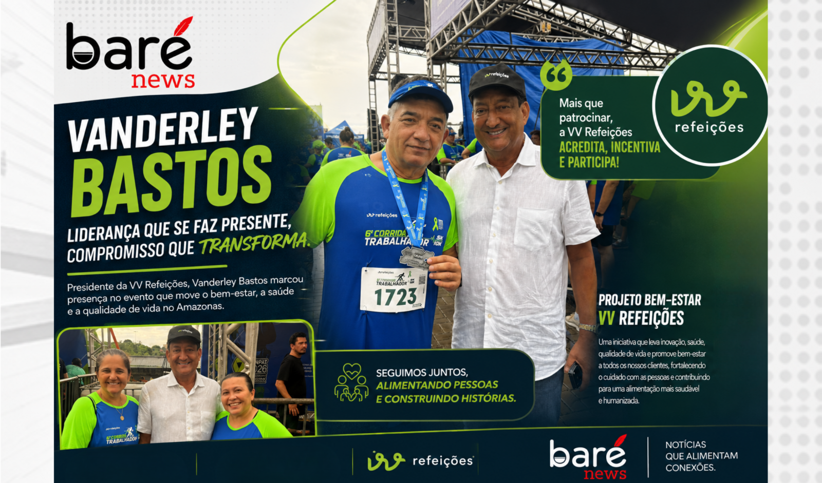 Vanderley Bastos transforma presença em liderança e faz do bem-estar uma missão no Amazonas.