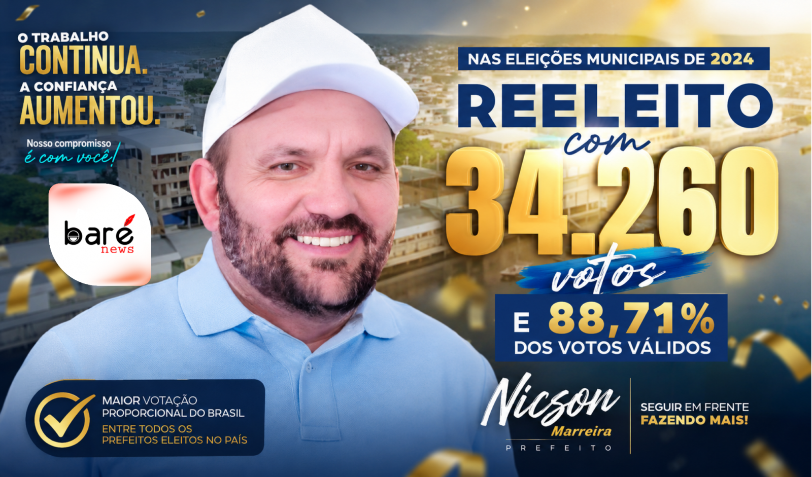 NICSON MARREIRA LIDERA APROVAÇÃO NO AMAZONAS E CONSOLIDA TEFÉ COMO REFERÊNCIA DE GESTÃO MUNICIPAL