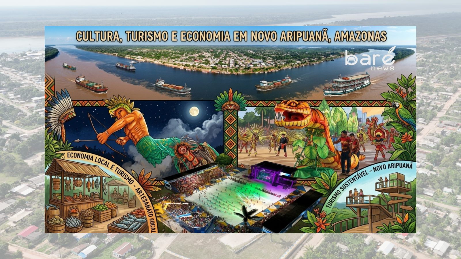 NOVO ARIPUANÃ REFORMA O LENDÓDROMO E PREPARA O PALCO PARA O MAIOR FESTIVAL DE LENDAS DO PLANETA